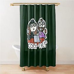 Cold Ones Doodle Shower Curtain