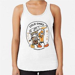cold ones      Racerback Tank Top