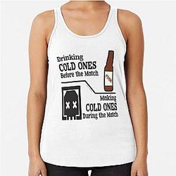 Fuse Cold Ones Quip    Racerback Tank Top