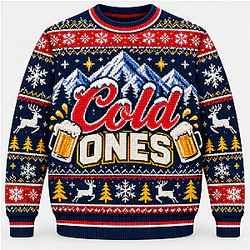 Cold Ones Ugly Sweater NTT0510 Cold Ones Sweatshirts