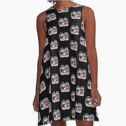 Cold Ones Doodle A-Line Dress