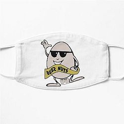 deez cold ones fellas nuts Flat Mask