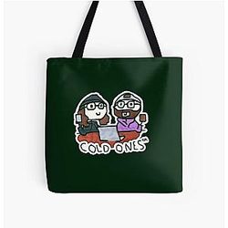 Cold Ones Doodle All Over Print Tote Bag