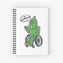 I_m Cucumber Joe! CoolShirtzCold Ones  (REPRODUCTION)   Spiral Notebook