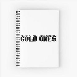 Cold Ones Merch Cold Ones Logo Spiral Notebook