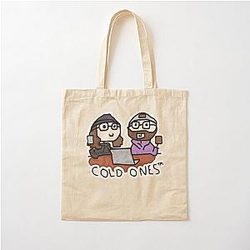 Cold Ones Doodle Cotton Tote Bag