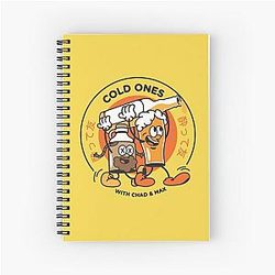 Cold Ones - With Chad and Max Classic T-Shirt Spiral Notebook