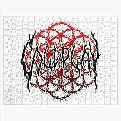 red black metal coldplay Jigsaw Puzzle