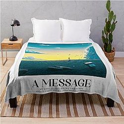 Coldplay - A message Throw Blanket