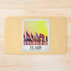 Coldplay - Flags Bath Mat