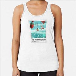 Coldplay - Strawberry swing Racerback Tank Top