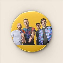 Coldplay - Iconic British Pop Rock Band Coldplay Pins
