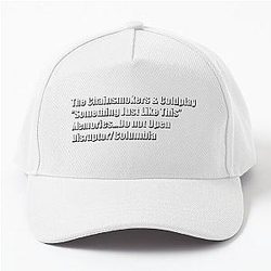 The Chainsmokers and Coldplay Something Just Like This Baseball Cap