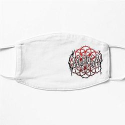red black metal coldplay Flat Mask