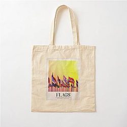 Coldplay - Flags Cotton Tote Bag