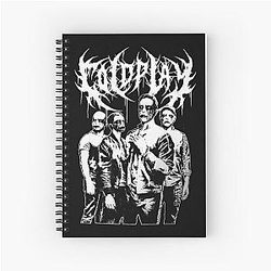 coldplay metal version Spiral Notebook