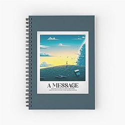 Coldplay - A message Spiral Notebook