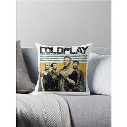 Coldplay Tshirt, Coldplay Shirt, Coldplay Tee, Coldplay Retro Vintage Unisex Shirt,Coldplay Music Shirt, Gift Shirt For You And Your Friends Throw Pillow