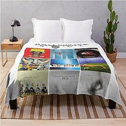 Collective Soul CS album collage Throw Blanket