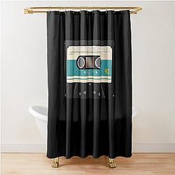 Collective Soul Cassette Tape Style Shower Curtain