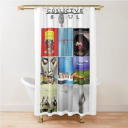Collective Soul CS album collage Shower Curtain