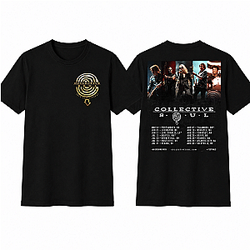 Gold Logo Band Photo Tour Dates LA 0306 Collective Soul T-Shirts