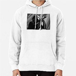 Collective Soul - Ed Roland - BW Photograph Pullover Hoodie