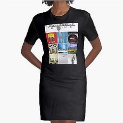 Collective Soul CS album collage Graphic T-Shirt Dress