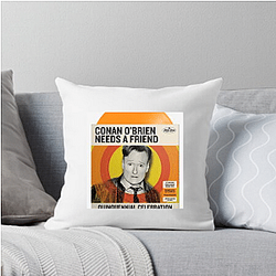 Outrageous Laughs Conan Obrien Needs A Friend Pillows Cover
