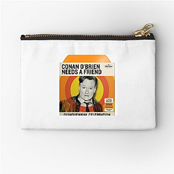 Outrageous Laughs Conan Obrien Needs A Friend Zipper Pouches