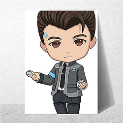 Connor Rk800 Cold Blue Eyes Connor Rk800 Posters