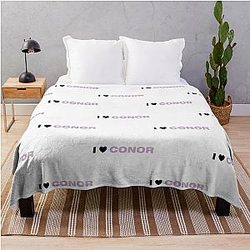 I love Conor Maynard Throw Blanket