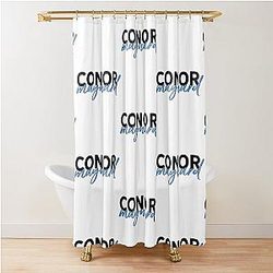 Conor Maynard Blue Shower Curtain