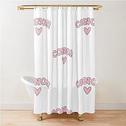 Conor Maynard Heart Shower Curtain