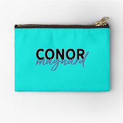 Conor Maynard in blue zip pouch