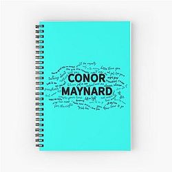 Conor Maynard Spiral Notebook
