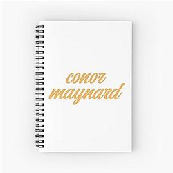 Conor Maynard Spiral Notebook