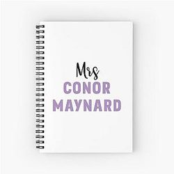 Mrs Conor Maynard Notebook