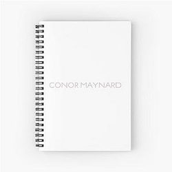 Conor Maynard - Pink Spiral Notebook
