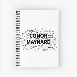 Conor Maynard Spiral Notebook