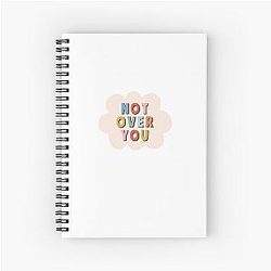 Not Over You Conor Maynard Spiral Notebook