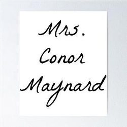Mrs Conor Maynard Poster