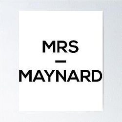 Mrs Maynard - Jack Conor Maynard Poster