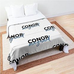 Conor Maynard in blue Comforter