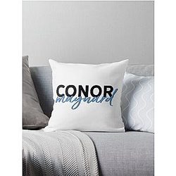 Conor Maynard blue Throw Pillow