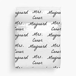 Mrs. Conor Maynard Duvet Cover