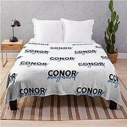 Conor Maynard in Blue Throw Blanket