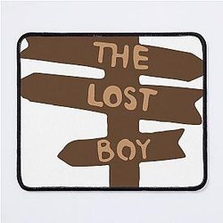 The lost boy cordae post sign sticker Mouse Pad