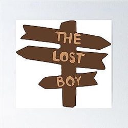 The lost boy cordae post sign sticker Poster