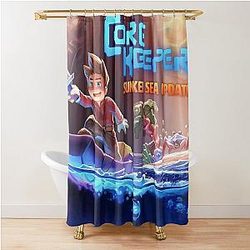 Core Keeper Indie Game Shower Curtain
